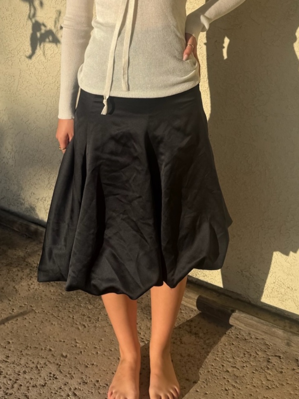 Christopher Deane size 2 midi bubble skirt